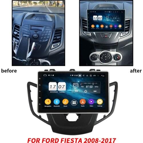 10.1" Android 10 2Din Car Radio with Screen GPS For Ford Fiesta 2014 Multimedia Autoradio Bluetooth Navigation Stereo Head Unit