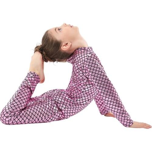 Fashion Baby Girls One Piece Fish Skin Printing Spandex Cosplay Costume Childrens Cosplay Skinny Zentai Kids Funny Overalls