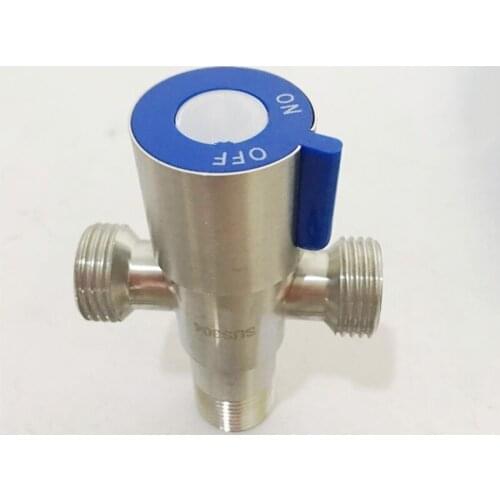 1/2" inch Double Outlet SUS 304 Stainless Steel Long Angle Valve Kitchen Bathroom Accessories Water Heater Extended Angle Valves