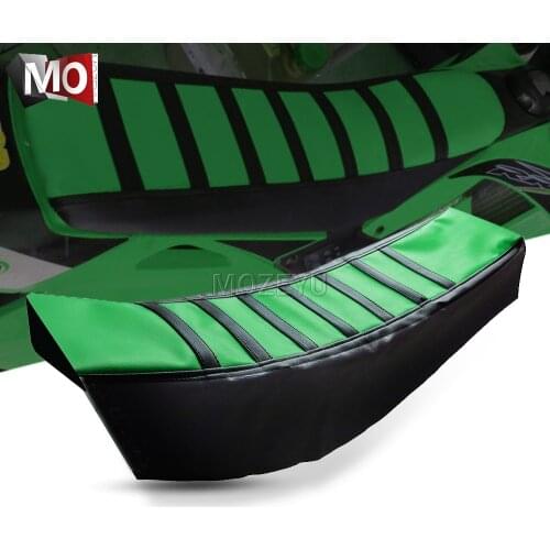 For Kawasaki D-TRACKER KDX KLX 125 140 150 175 200 220 250 300 450 650 SR G L BF S R S Motorcycle Gripper Rubber Soft Seat Cover