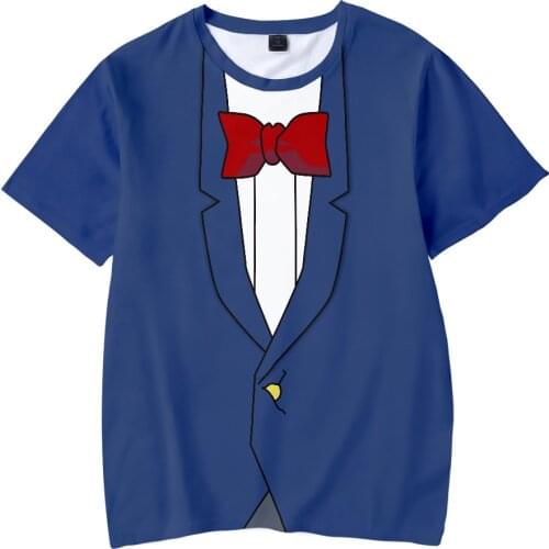 Japan Anime Detective Conan 3D Print T Shirt Women Men Summer Fashion Short Sleeve Funny Tshirt Graphic Tees Cosplay Costume