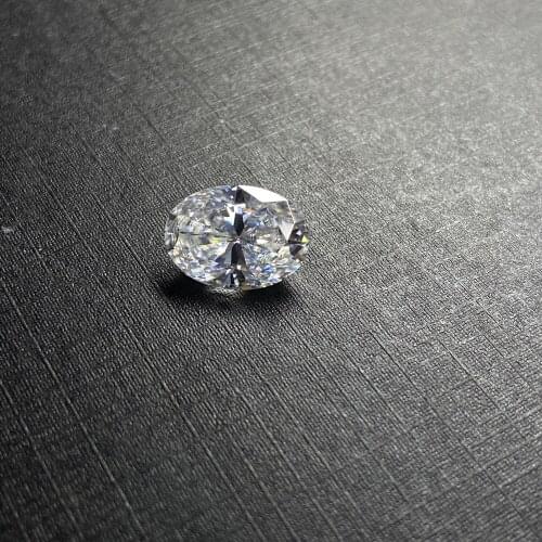 Classic Jewelry White Color D VVS Oval Cut Moissanite Diamond 1.5 Carats 6x8mm Synthetic Loose Gemstone