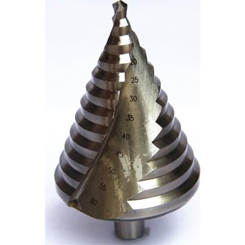 Cone Hole Opener Cutter Step Drill Bit HSS 6-60mm Steel Metal Hole Cutter Bits Power Tool Use
