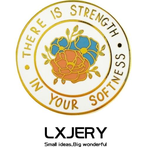 LXJERY Cartoon Flowers Pins Badge On Backpack Feminism Bear Rabbit Brooch Pins For Clothes Broche For Women Girl Schoolbag