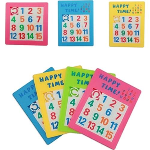 Cute Cartoon Small Animal Sliding - Dimensional Moving Puzzle Game Toy Child Education Intelligence Number Puzzles