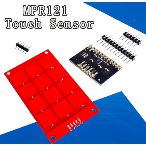 MPR121 Breakout V12 Capacitive Touch Sensor Controller Module I2C Interface keyboard Development Board for arduino