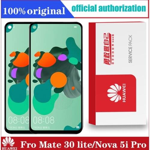 Original 6.26" Display Replacement For Huawei Mate 30 Lite LCD Touch Screen Digitizer Assembly For Huawei Nova 5i Pro Display