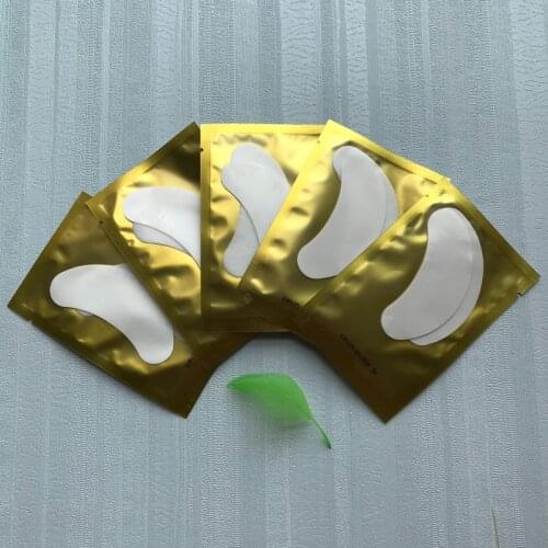 50 Pairs Collagen Newest Eyelash Paper Patches Pads for Eyelash Extension Eyelash Sticker Wraps Make up Tool Makeup Accessories