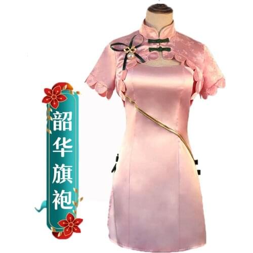 Hot Anime Hatsune-u glorious youth costume National style cheongsam cartoon clothing women Cosplay performance party costume