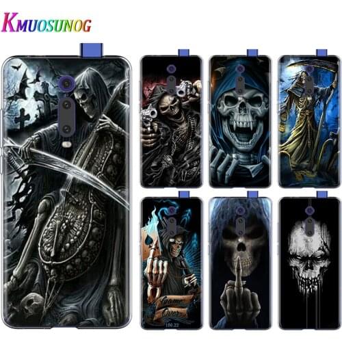 Grim Reaper Skull Skeleton For Xiaomi Redmi 9I 9T 9A 9C 9 Prime 8A 8 7A 7 6A 6 5 5A 4X PRO Plus Transparent Soft Phone Case