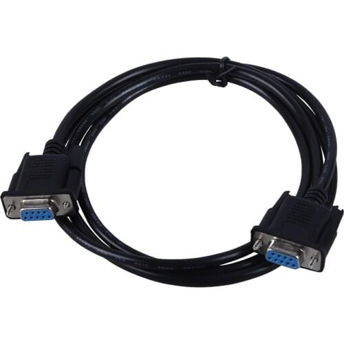 Extended Wires DB9 pin Serial Cable RS232 COM Wires DB9 Female to Female Convert Male to Female Direct Connection PLC