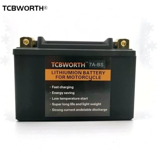 12V Lithium Phosphate Motorcycle Starter Battery 7A-BS 7Ah CCA 260A 4L-BS 4Ah CCA 160A LiFePO4 Scooter Battery LFP For ATV UTV