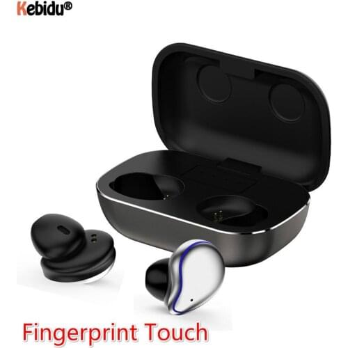 TWS Bluetooth Wireless Headphones with Mic Sports Waterproof Earphones Touch Control Wireless Headsets Noise Cancel Earbuds