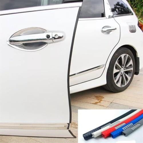 5M universal built-in steel disc car door anti-collision strip for Citroen Peugeot 206 207 208 301 307 308 407 2008 3008 4008