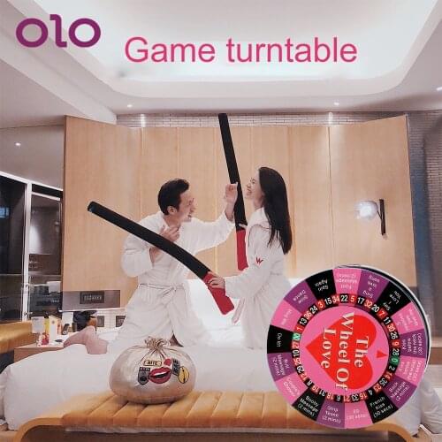 OLO Funny Foreplay Gift Sex Game Table Set for Couples Flirting Toys Sex Toys for Couple Fun carousel