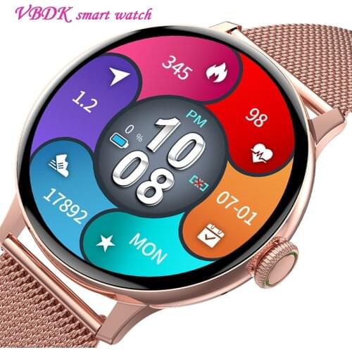 Smart Watch Women Waterproof IP68 Answer Call Bluetooth Smartwatch Heart rate monitor Password Protection Female Fitness Tracker