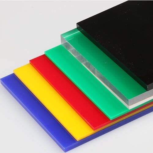 1pcs Colorful Acrylic Board Clear PMMA Plexiglass Plate Plastic Plexi Glass Panel 1/2/3/5mm Thickness 200*300mm