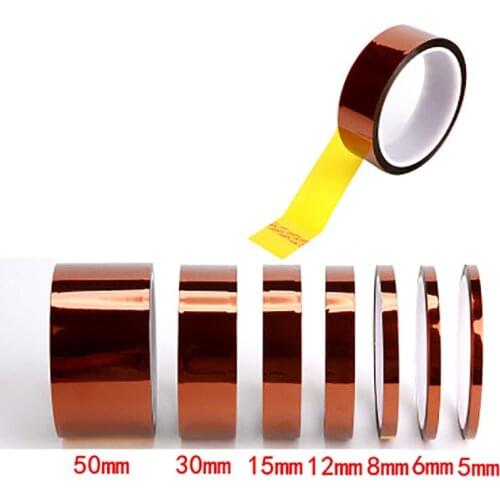 1Pc 30M Insulation Tape Heat Resistant High Temperature Anti-static Tape Insulated Circuit Board Protection For Solder Motor