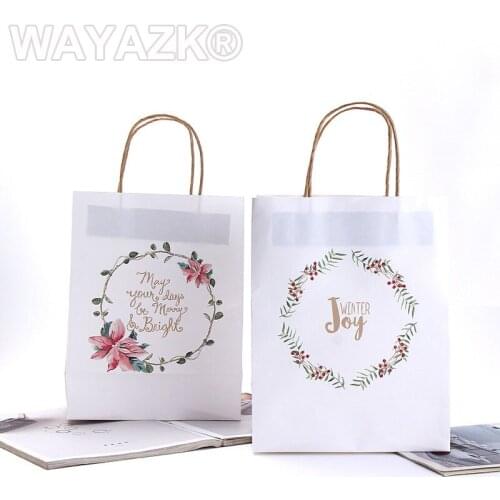 1000pcs/lot) personlized paper gift bag with logo printed