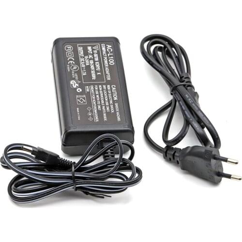 AC-L100 AC-L15 AC Power Adapter Kit for Sony HDR-AX2000E DCR-VX2100E DCR-VX2200E Camcorder