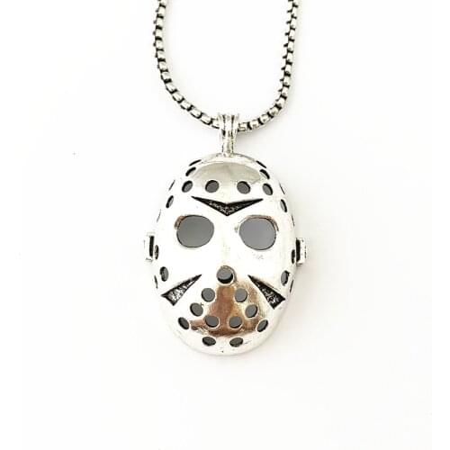 Annabelle Jason Voorhees Sam Doll Trick or Treat Freddy Krueger Horror Necklace Metal Jewelry Man Girl Halloween gifts