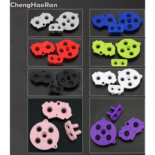 ChengHaoRan 1Set Rubber Conductive Buttons A-B D-pad for Nintend GameBoy Advance GBA Silicone Conductive Start Select Keypad
