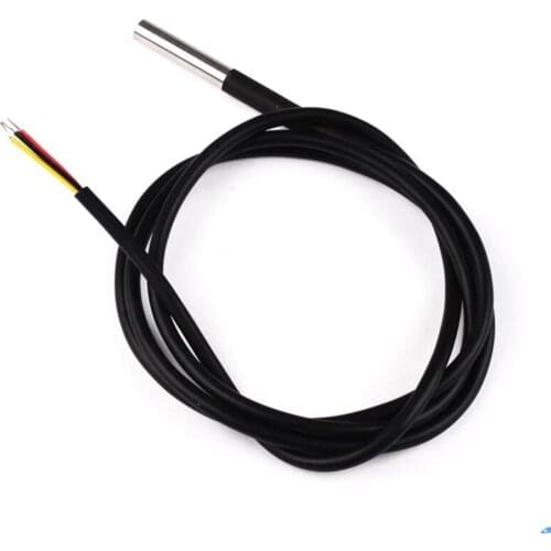 DS18B20 Waterproof Digital Temperature Sensor Thermistor Thermal Cable 5pcs Essential Accessories