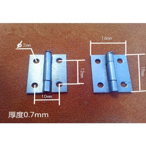 Hardware supplies Plated light iron hinge cabinet doors windows luggage hinge DIY accessories