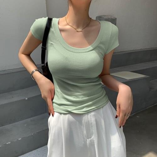 Женские базовые футболки GRUIICEEN China At AliExpress