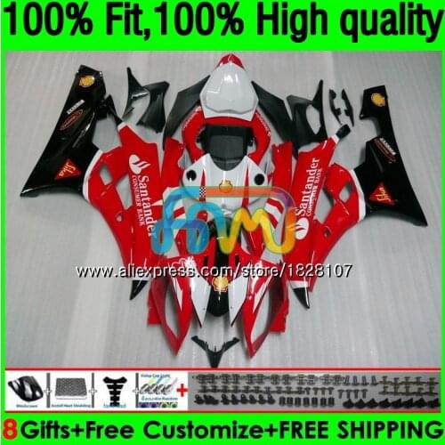 Injection For YAMAHA YZF R 6 YZF 600 YZF-600 YZFR6 06 07 53BS.17 YZF R6 06-07 600CC YZF600 YZF-R6 2006 2007 Fairing Red black