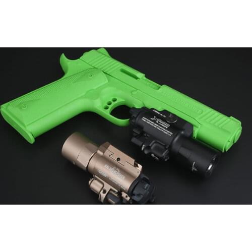 WADSN Tactical 370 Lumen Surefir X400U Red Laser Light for Handgun Hunting Weapon Pistol Flashlight for Picatinny Rail