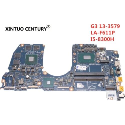 LA-F611P Laptop motherboard For DELL G3 15-3579 3579 original mainboard CAL53 i5-8300H GTX1050