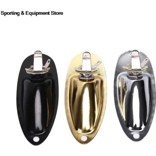 Boat Guitar Jack Plate 6.35mm Guitarra Pickup 1/4 Output Input Jack Socket for Strat Stratocaster Electric Guitar Accessories