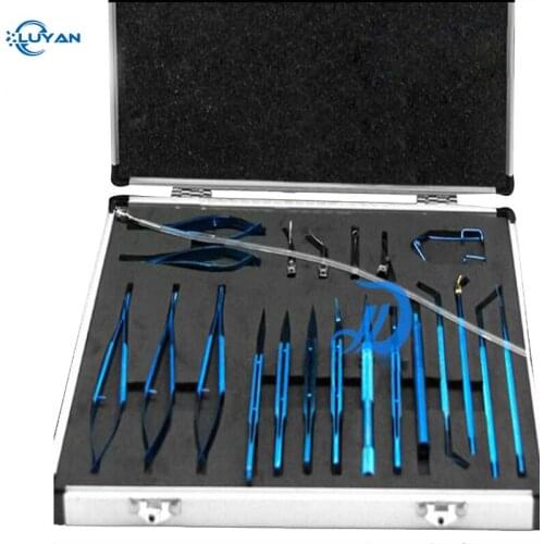 21 pcs titanium cataract eye set ophthalmic surgical instruments set
