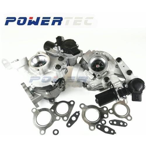 New balanced full turbolader complete VB36 VB22 VB37 VB23 for Toyota Landcruiser V8 D 195Kw 261HP 1VD-FTV VDJ76 VDJ78 VDJ79
