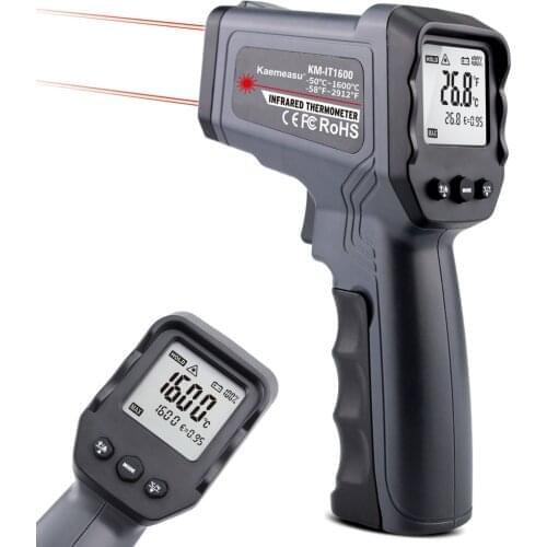 -50~1600 Degree Handheld Pyrometer Digital Infrared Thermometer Non-Contact Laser LCD Display IR Temperature Gun Instruments