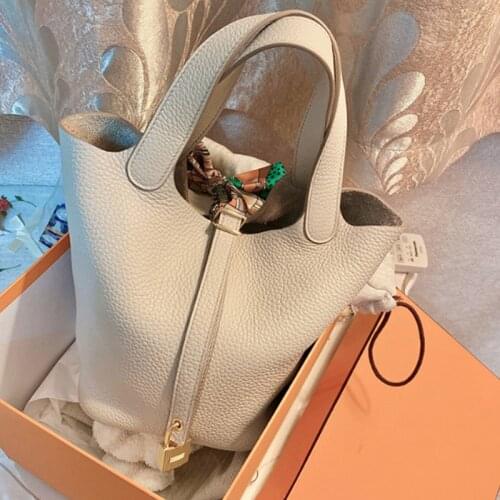 Simple Small PU Leather Bucket Bags For Women 2021 New Fashion Shoulder Handbag Female Travel Shoulder bags