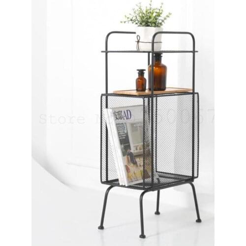 Nordic Magazine Receive Console Magazine Rack Shelf Small Sitting Room Sofa Edge Corner Flower Wearing Mini Press