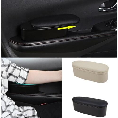 Universal Car Armrest Box Storage Functional Automobiles Door Armrests Protector Pad 2 Colors Auto Interior Parts Accessories