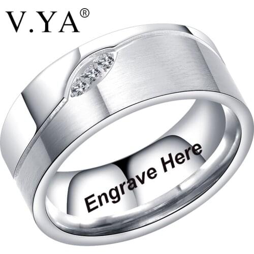 V.YA Rings With Cubic Zirkonia For Women