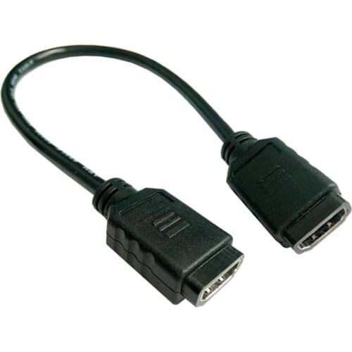 High Quality HDMI-compatible Type A Female to HDMI female HDMI A Type Extension Cable for Ethernet & 3D & 2k*4k 1.4v 30cm/0.3m