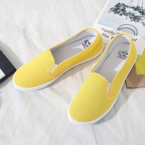 Womens Canvas Moccasin Shoes, Oversized Flat Shoes, No Shoelaces, Casual, White, Black, Womens Shoes, Hemp Soled Shoes