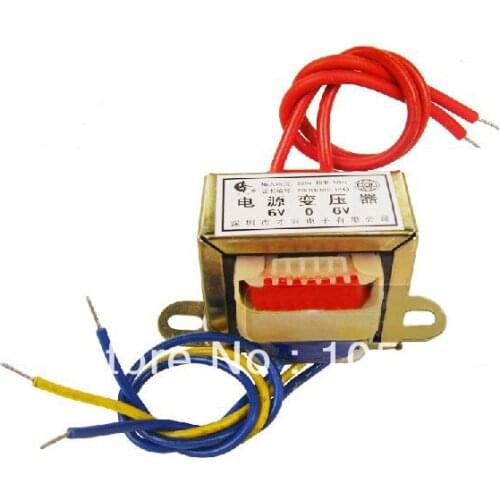 15W EI Ferrite Core Input 220V 50Hz Vertical Mount Electric Power Transformer Output Voltage