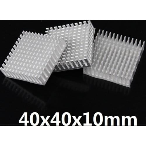 20 Pieces LOT Heat sink Aluminum Heatsink Cooler For Led Light Graphic Card 40x40x10mm 40mm