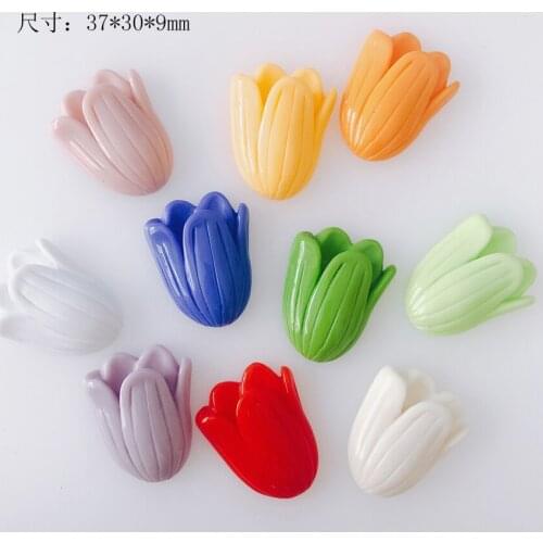 4 pieces/lot resin Flower Shape Earrings fittings materials