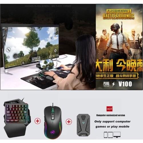 Mobile Phone Game Converter Adapter Keyboard & Mouse Playing Joystick for Pubg Switch Keyboard and Mouse Converter