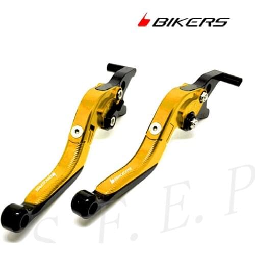 BIKERS CNC Aluminum Folding Extendable Adjustable Brake Clutch Levers For Yamaha NMAX125 NMAX155