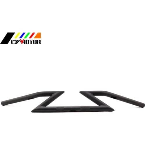 1" 25mm Aluminum Lightning Shape Drag Handlebars Handle Z Bar For YAMAHA HONDA Harley AND Triumph Victory Chopper Cruiser Buoy