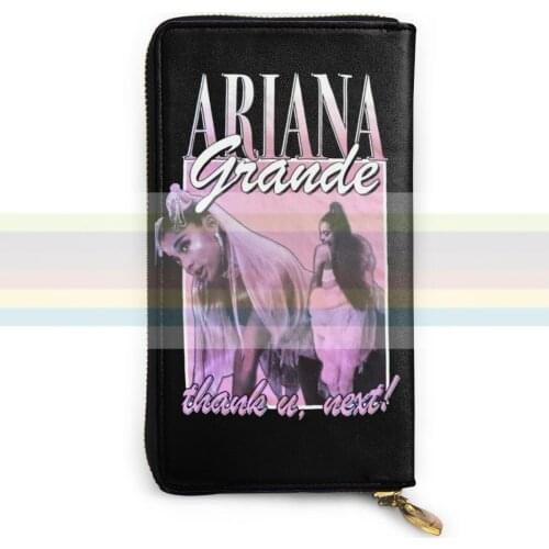 Ariana Grande Sweetner World Tour new mens and womens smart leather wallet credit card bank card bag. Long mobile wallet