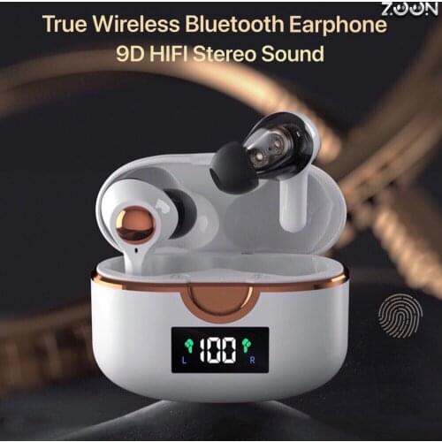 Upgraded Wireless Bluetooth Earphones Touch Control Waterproof Headphones Earbuds With Mic For All Devices Outdoor
